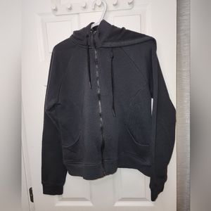ZYIA Black Zip-Up Hoodie